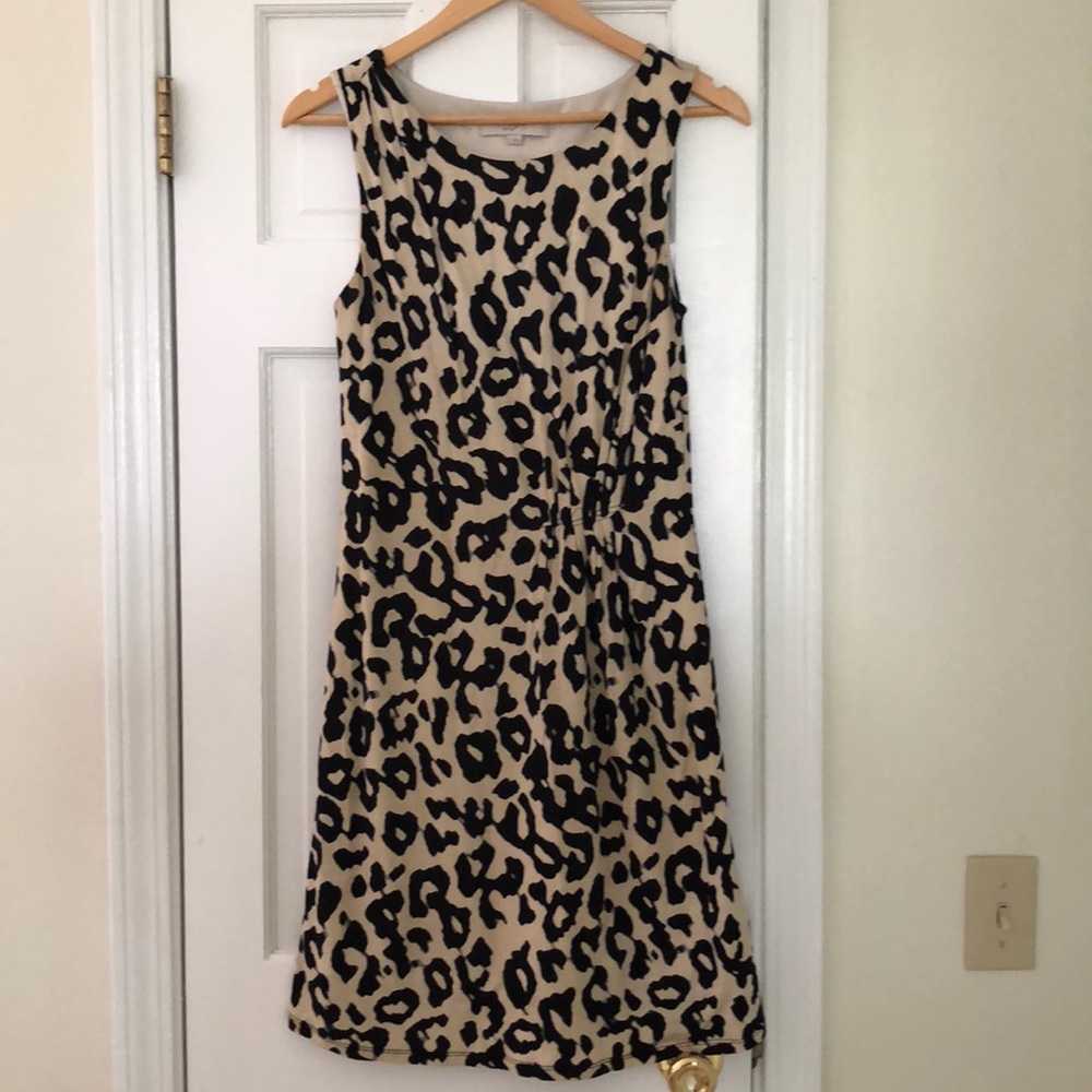 Ann Taylor Loft cheetah print dress